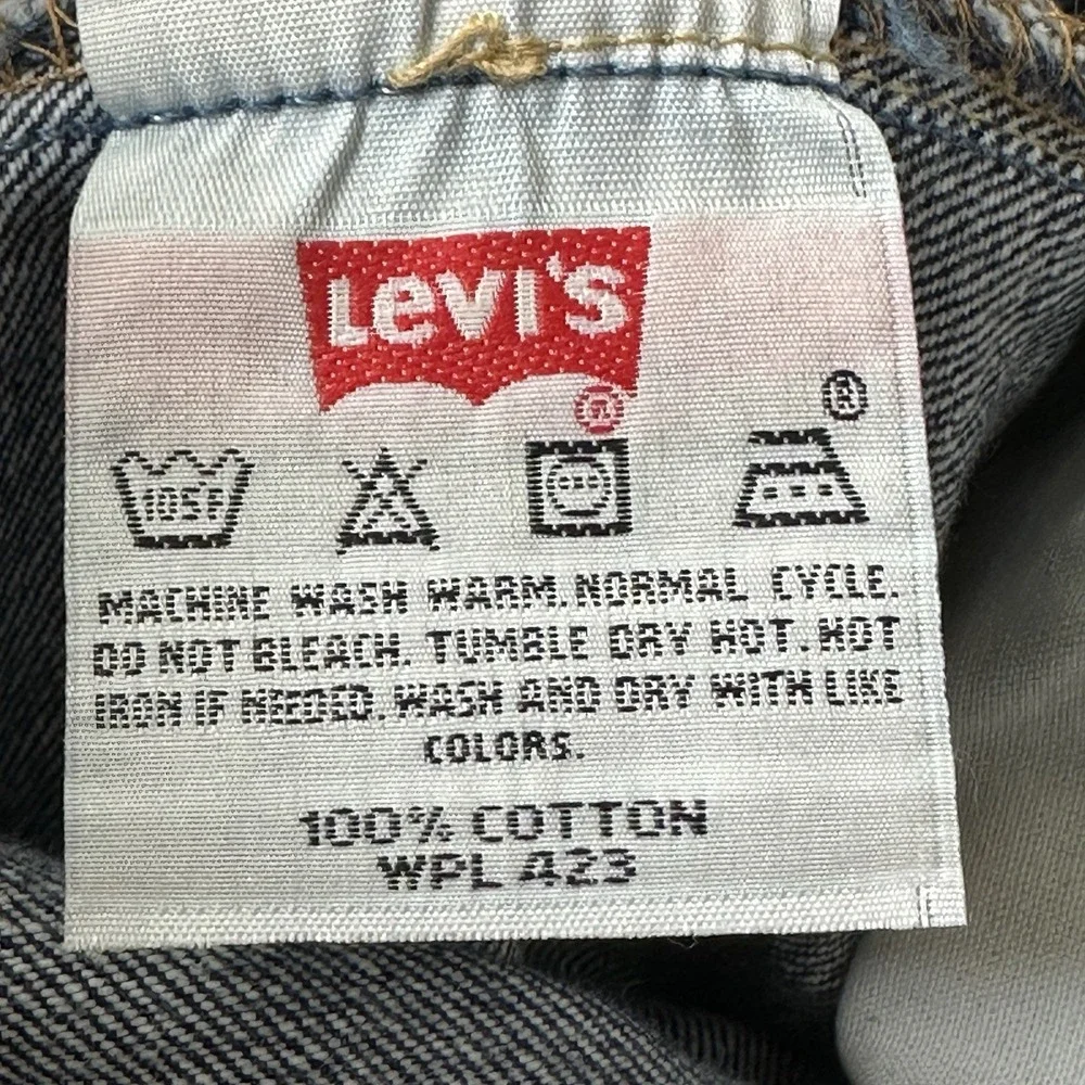 Vtg 2003 Y2K Levi's 501 Button-fly Jeans Dark Barely Worn Unbroken In 38x32